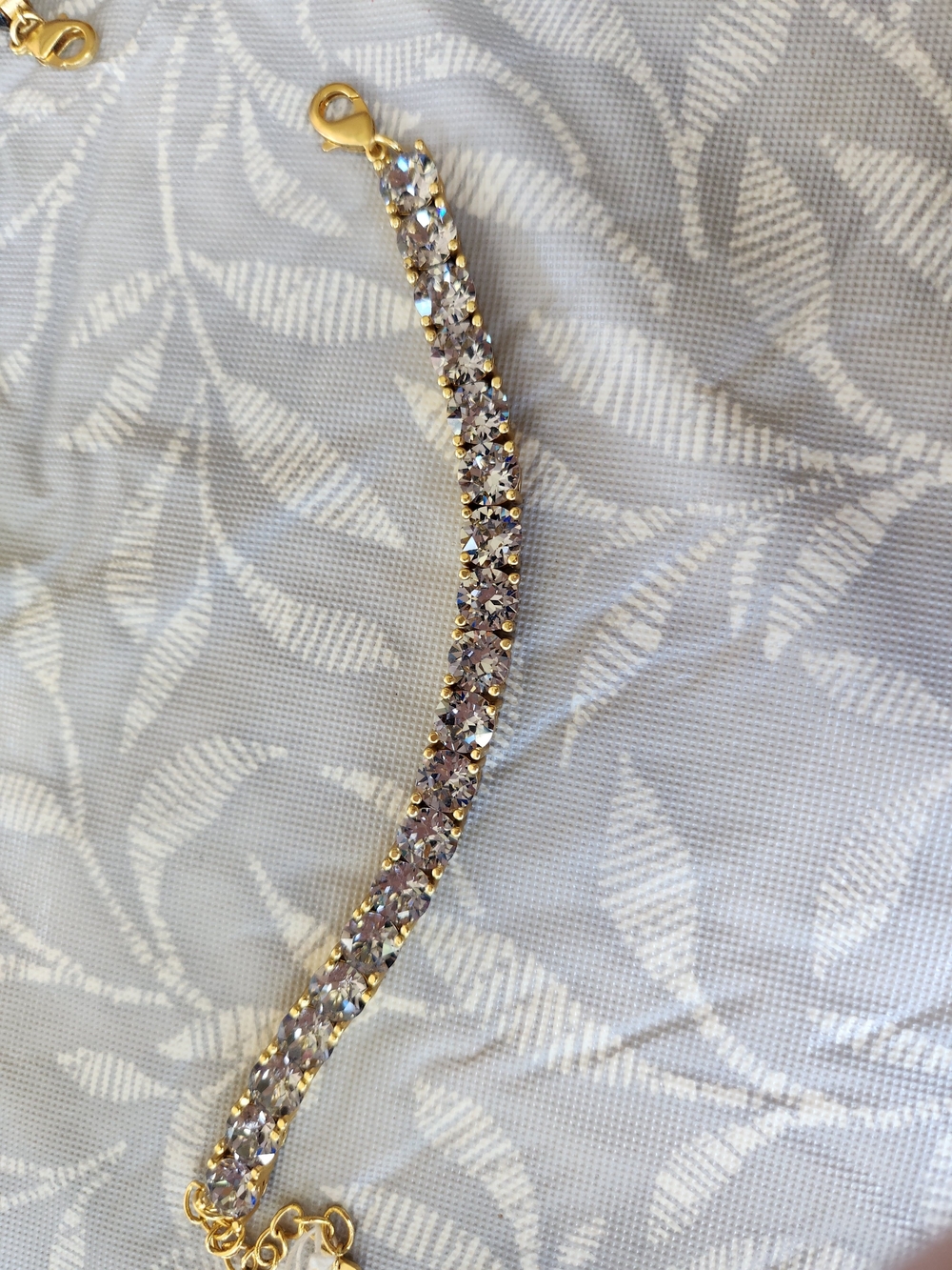 ParkLane Impression- Smoky Lilac Crystal Bracelet 3ct TW